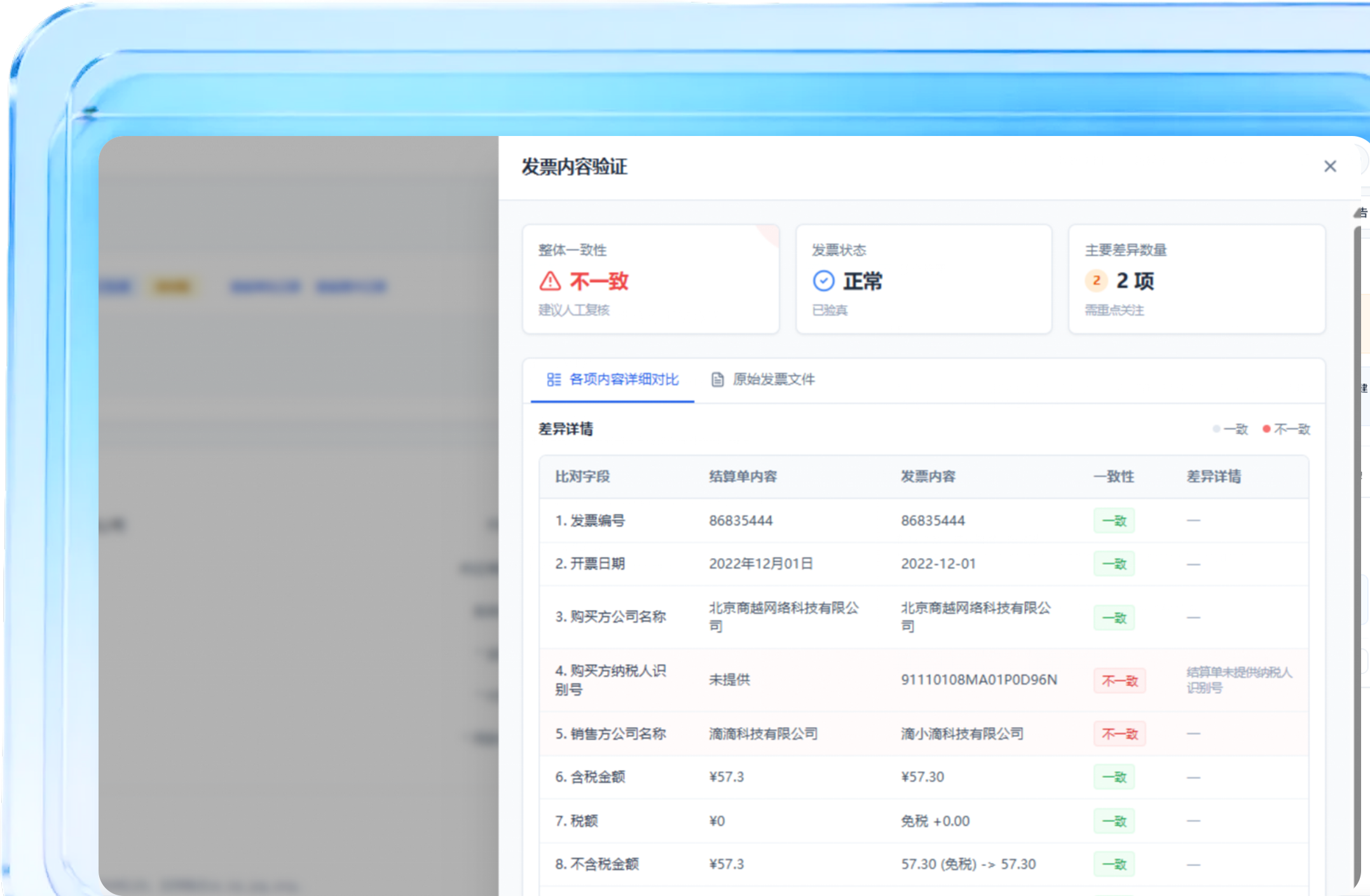 发票审查示意图